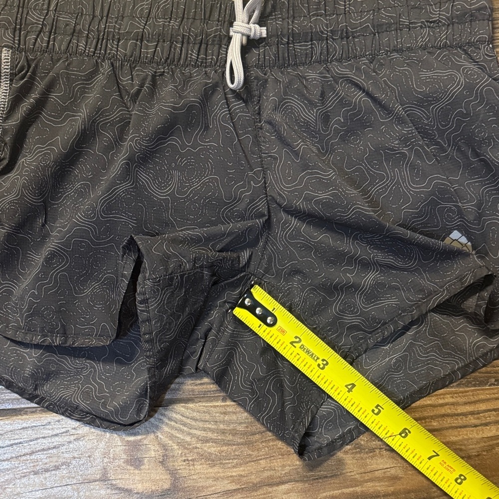 Stio Second Light Black Topo Patterned Women's Sh… - image 8